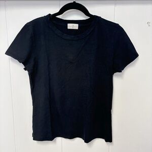 Anthropologie t.la Black Short Sleeve Tee XS